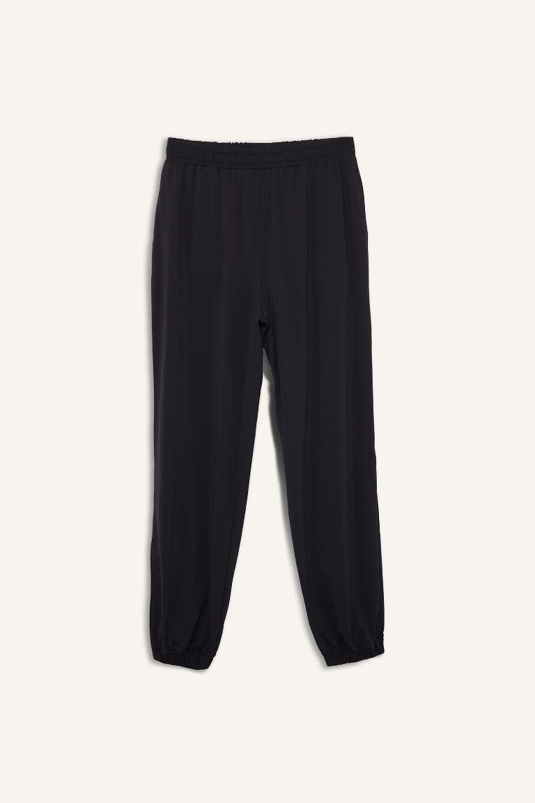 DeFactoFit Standart Fit Paçası Fermuarlı Jogger Premium Sporcu Eşofman Altı