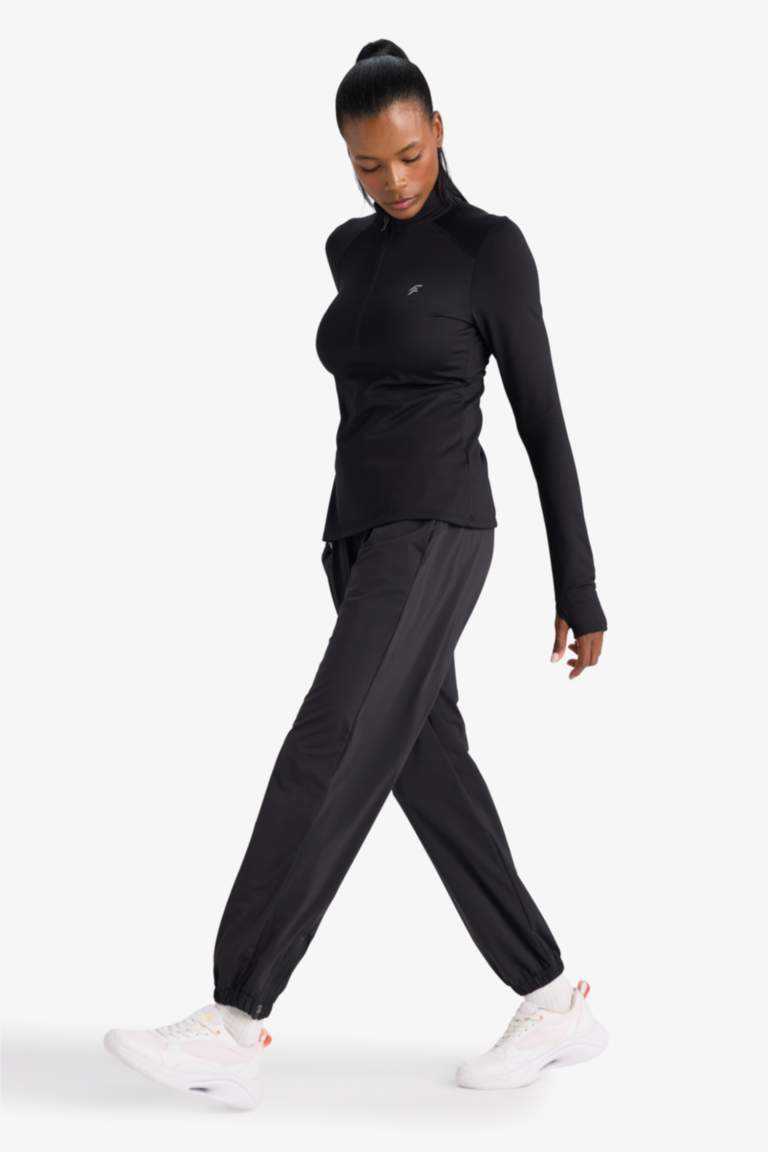 DeFactoFit Standart Fit Paçası Fermuarlı Jogger Premium Sporcu Eşofman Altı
