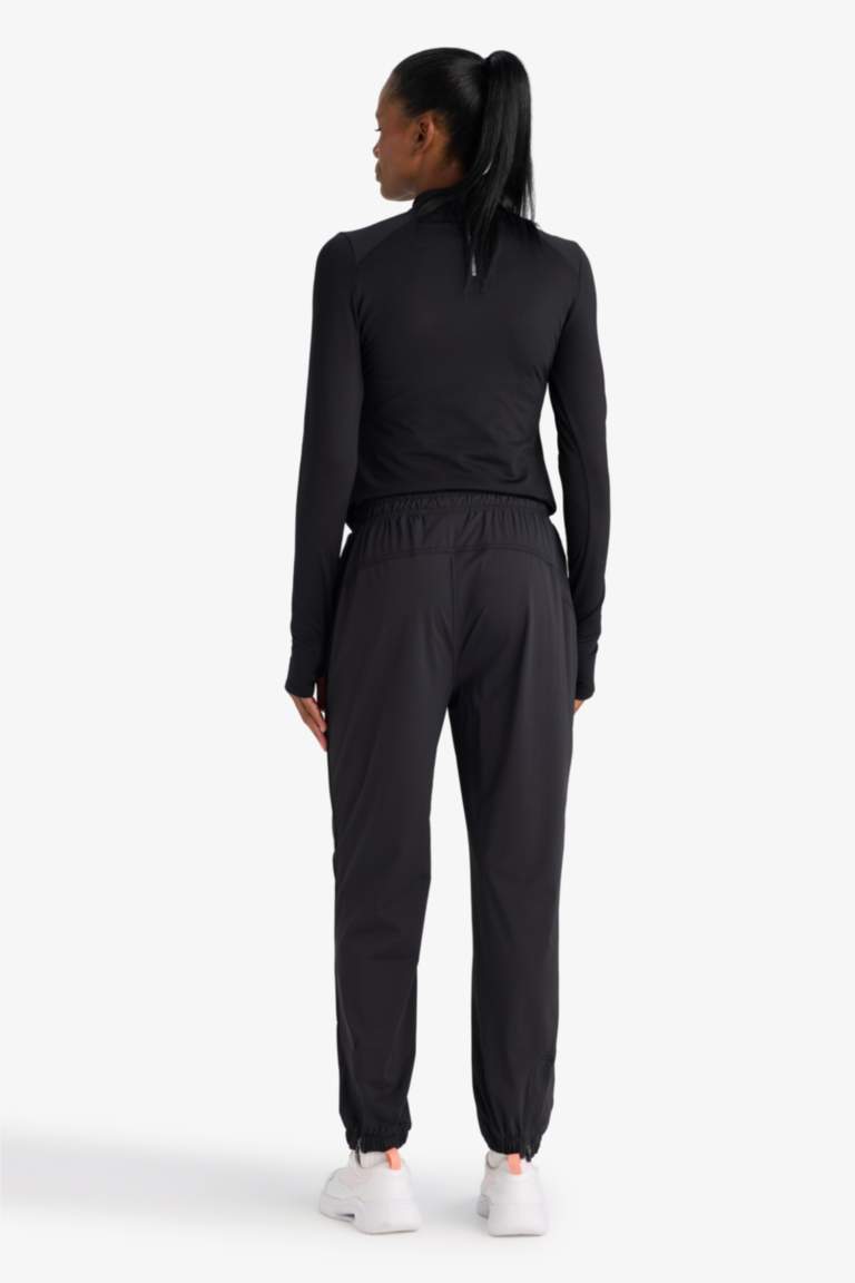 DeFactoFit Standart Fit Paçası Fermuarlı Jogger Premium Sporcu Eşofman Altı