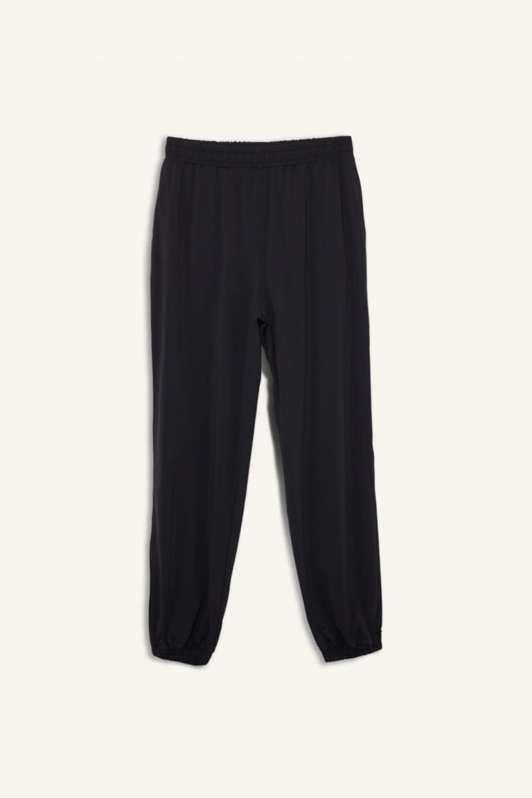 DeFactoFit Standart Fit Paçası Fermuarlı Jogger Premium Sporcu Eşofman Altı