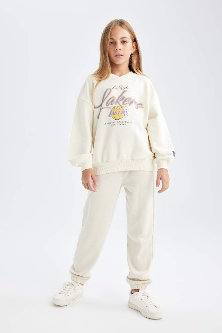 Girl NBA Los Angeles Lakers Oversize Fit Sweatshirt