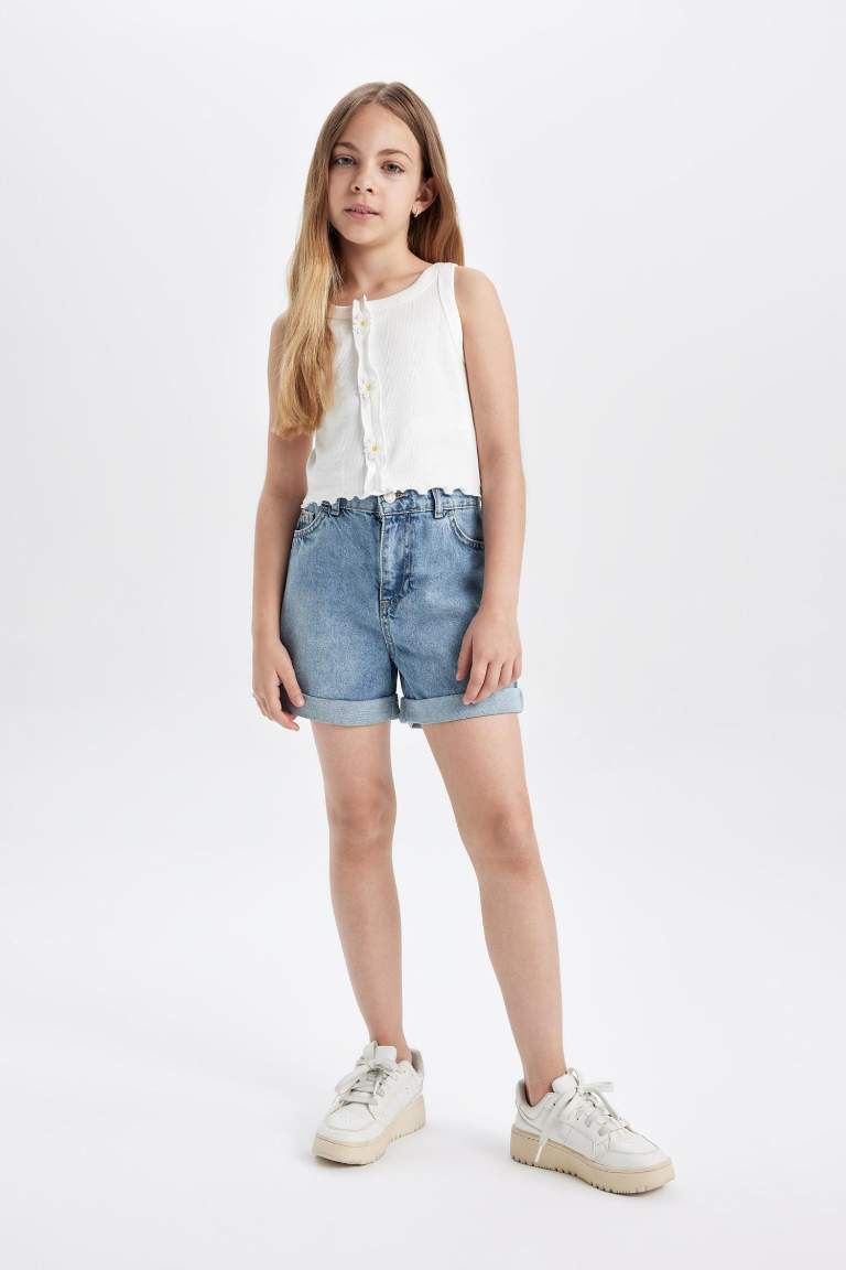 Girl Jean Shorts