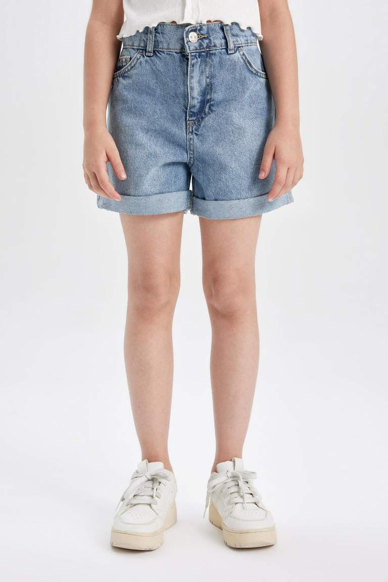 Short en jean pour Fille