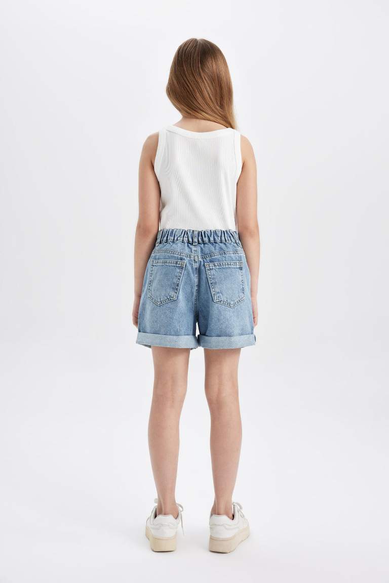 Short en jean pour Fille