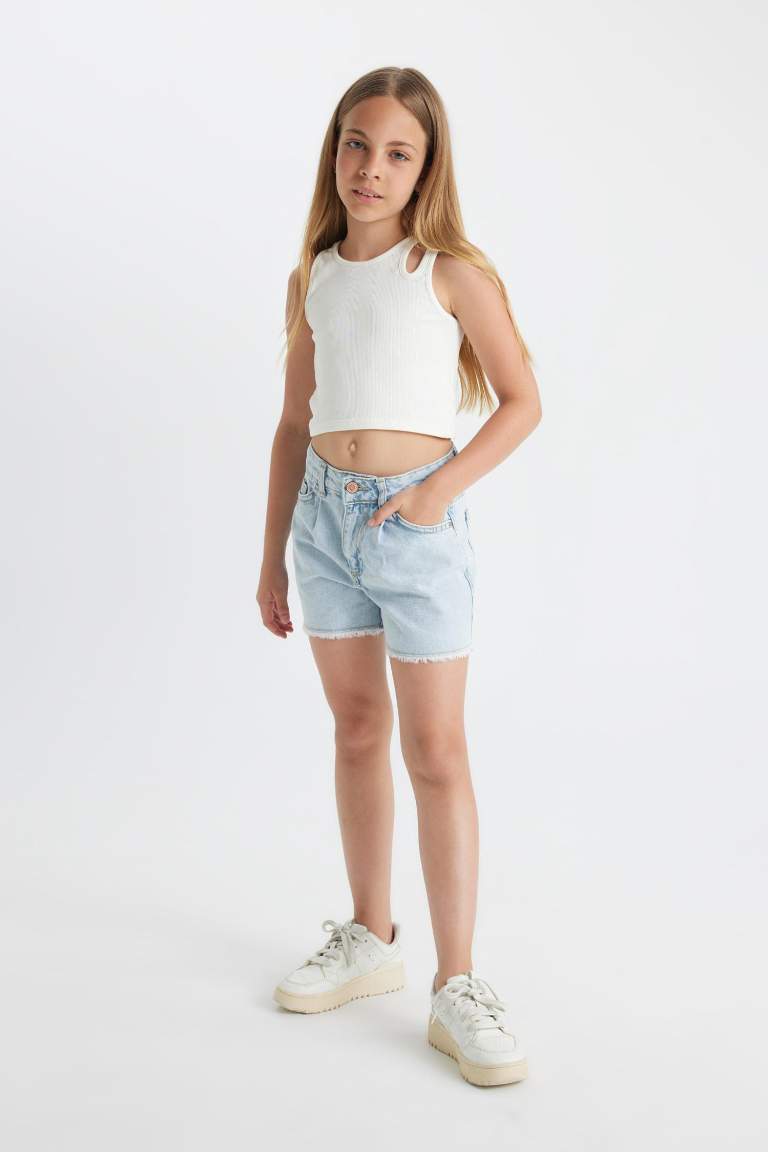 Girl Jean Shorts