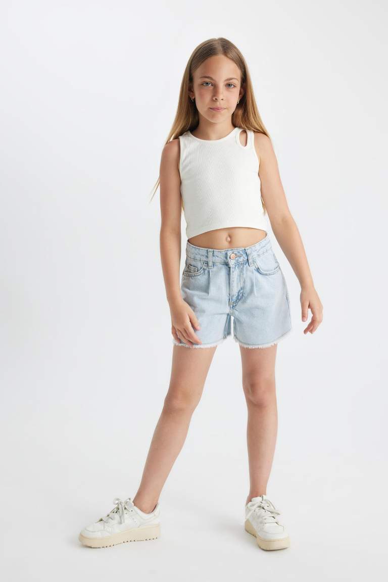 Girl Jean Shorts