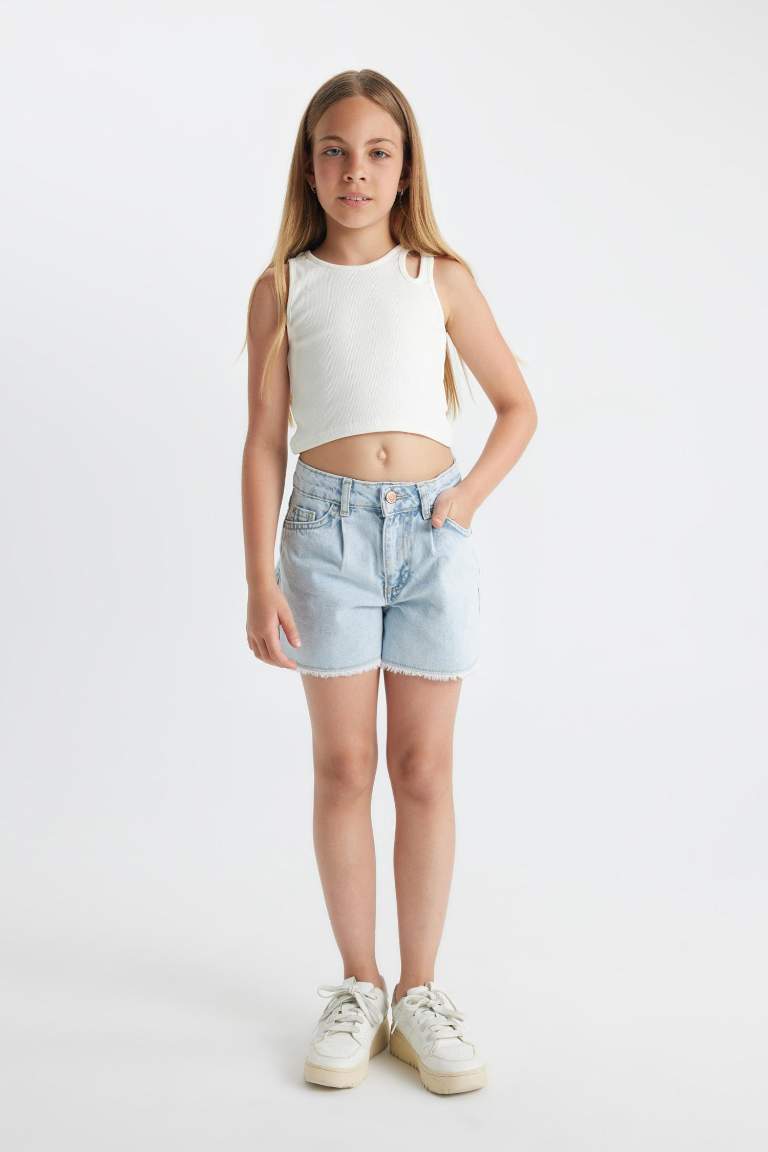 Girl Jean Shorts