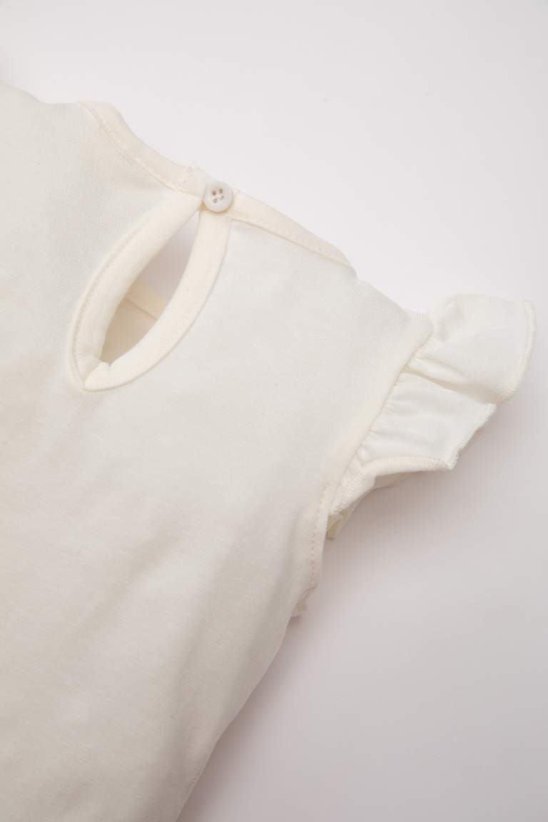 Ensemble de Body en coton imprimé fruits Short et bandeau pour bébé fille