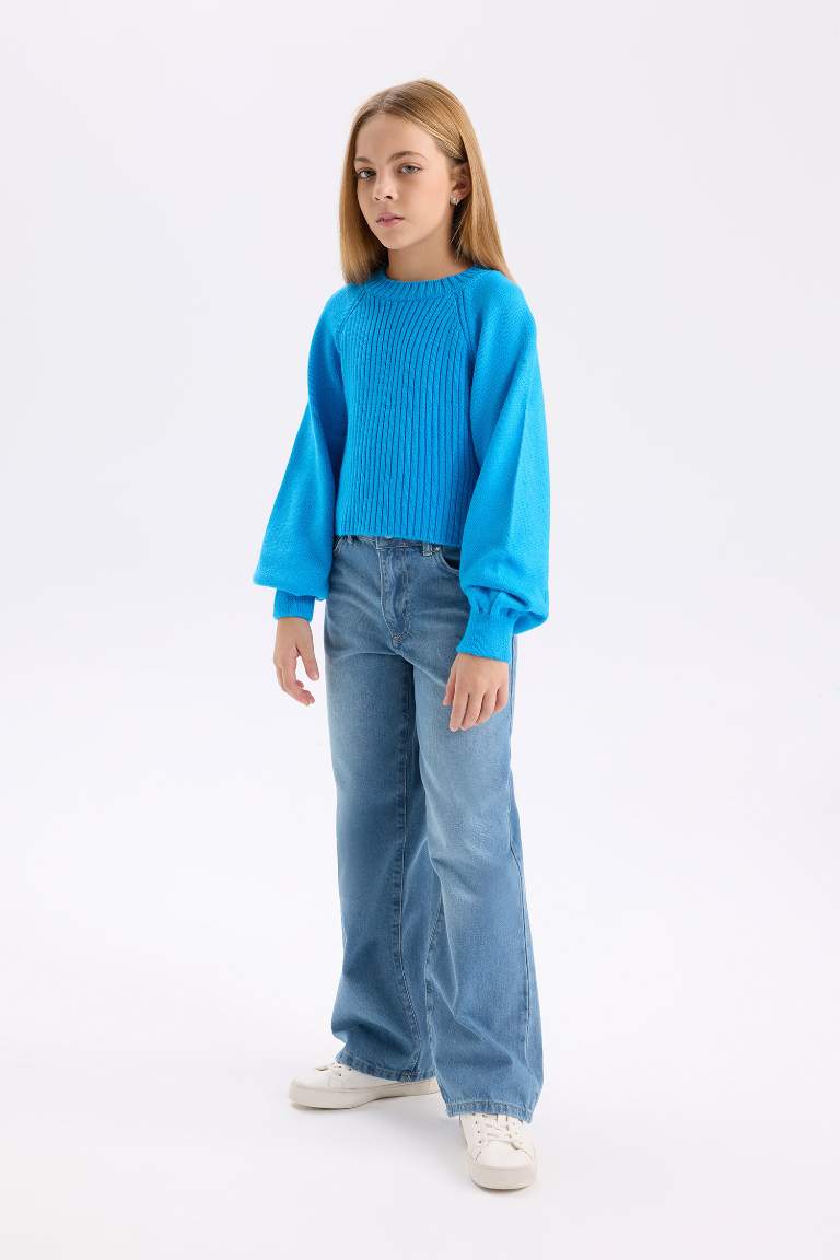 Girl Standard Fit Crew Neck Pullover