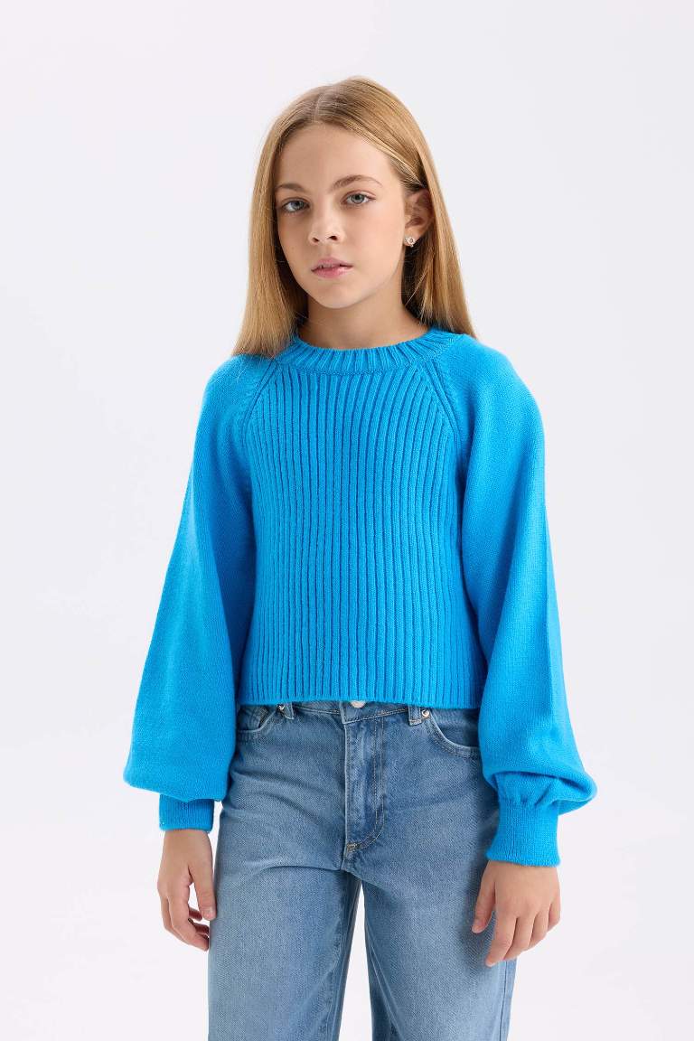 Girl Standard Fit Crew Neck Pullover