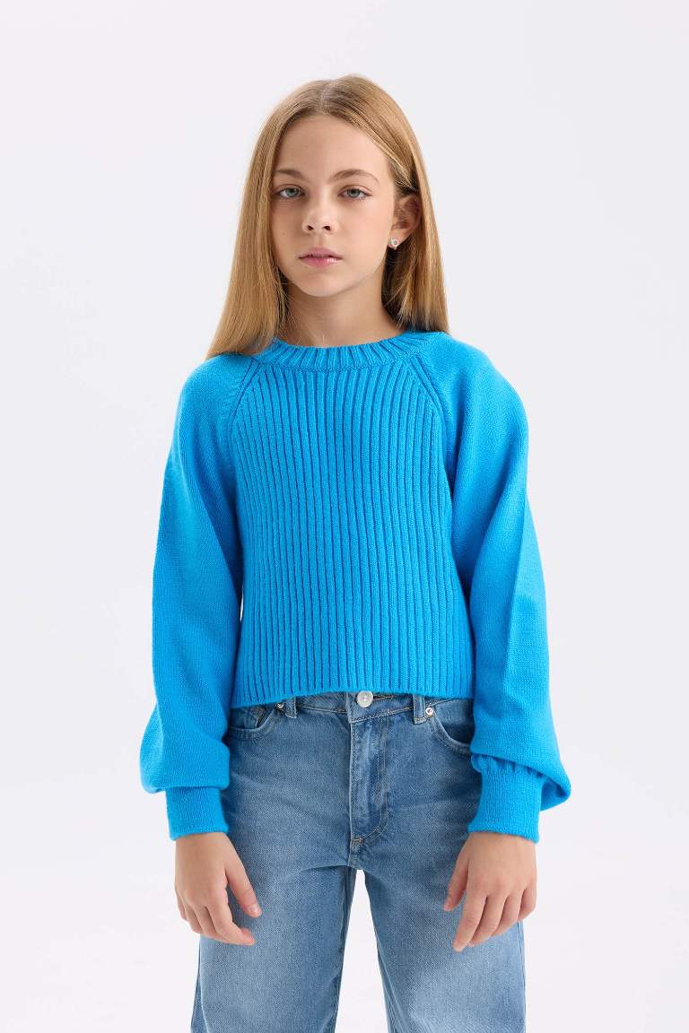 Girl Standard Fit Crew Neck Pullover