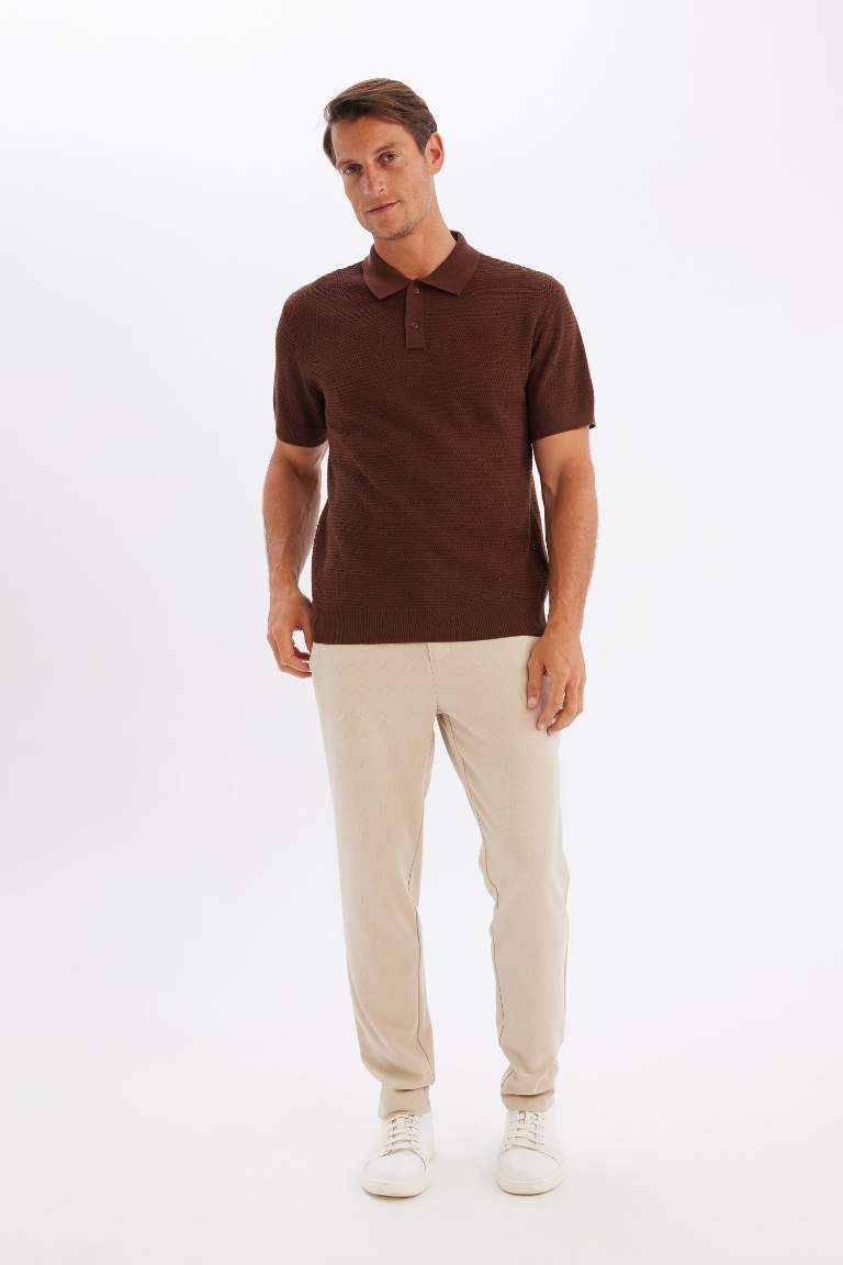 Standard Fit Knitwear Polo T-Shirt