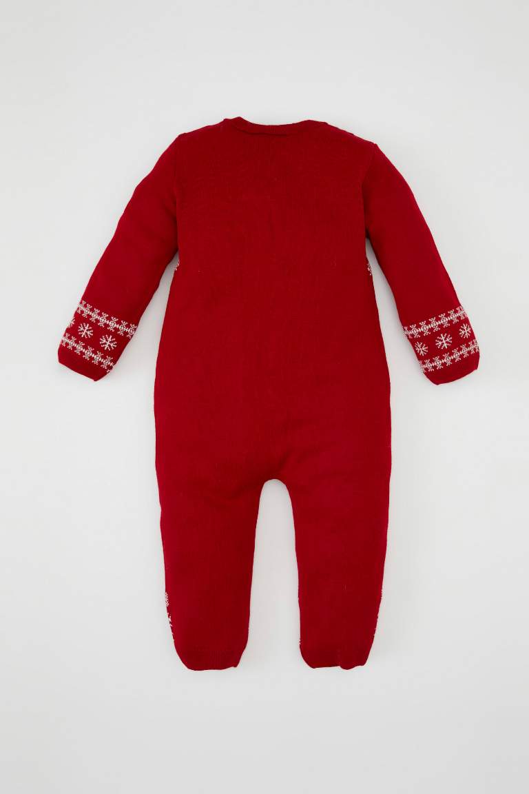 Baby Boy Newborn Christmas Themed Jumpsuit