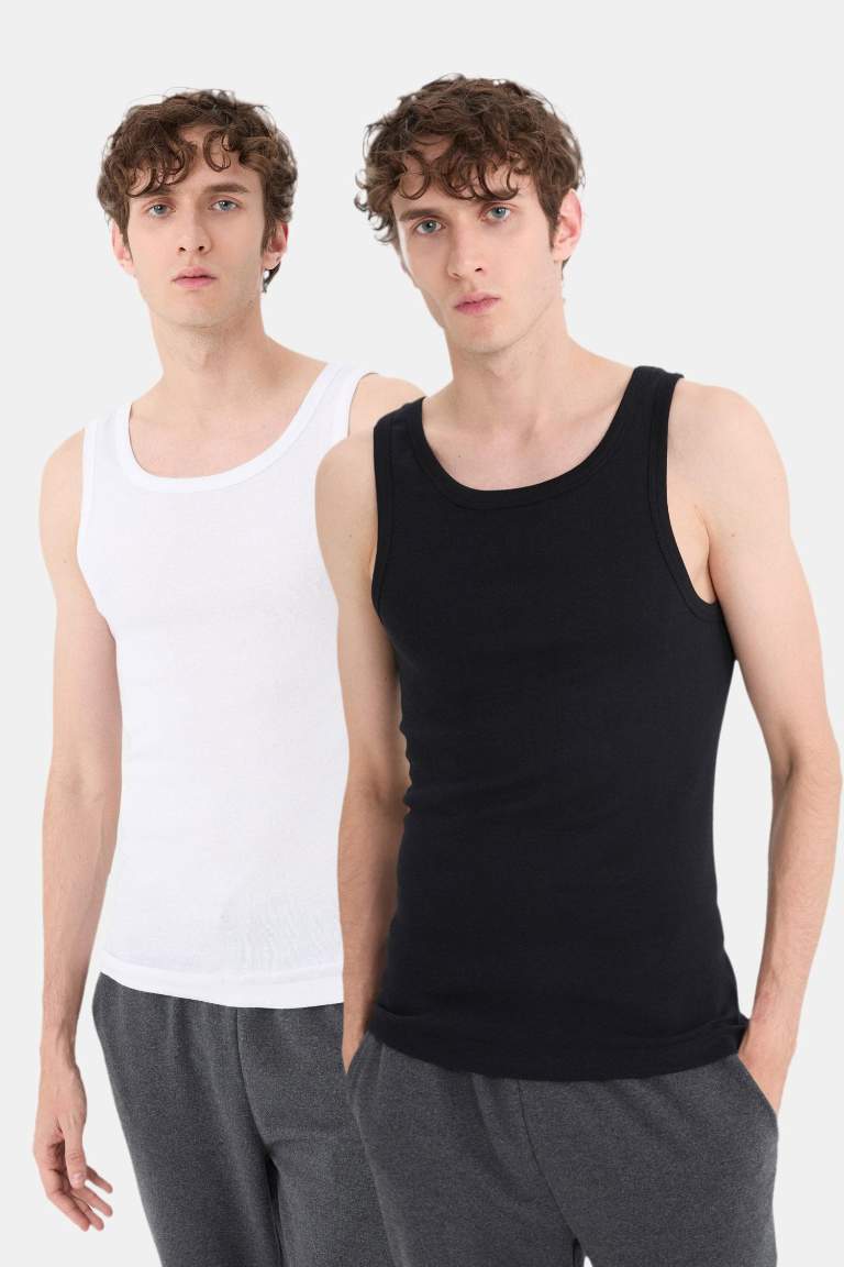 Slim Fit Kaşkorse 2 piece Tank Top