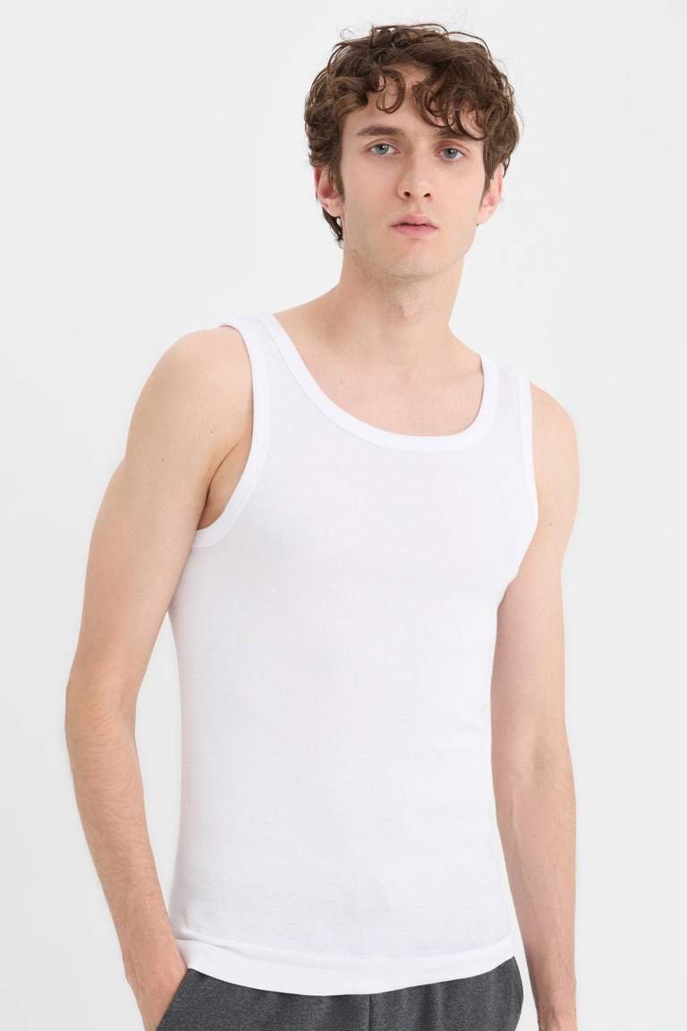 Slim Fit Kaşkorse 2 piece Tank Top