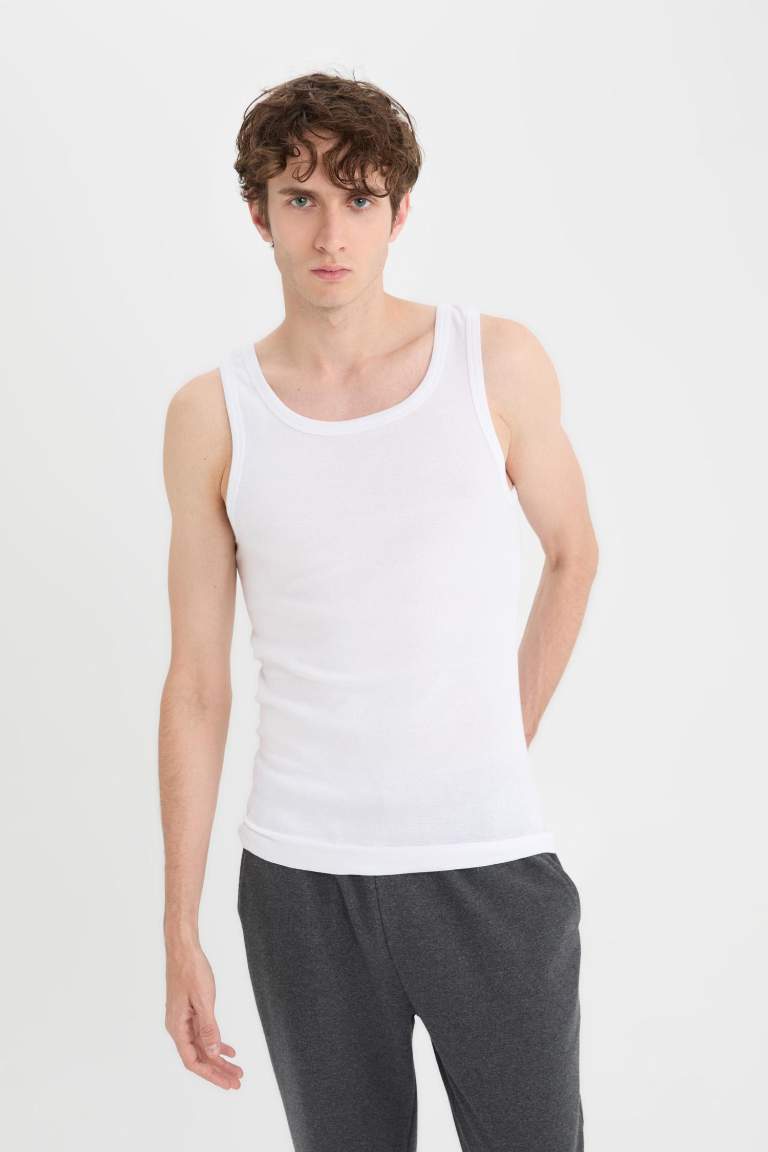 Slim Fit Kaşkorse 2 piece Tank Top