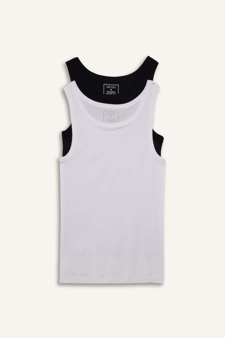 Slim Fit Kaşkorse 2 piece Tank Top