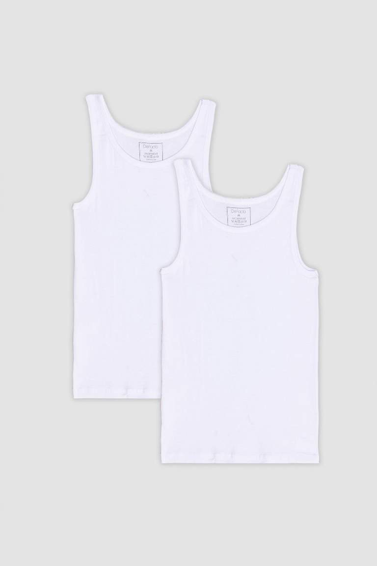 Slim Fit Camisole 2 Piece Undershirt