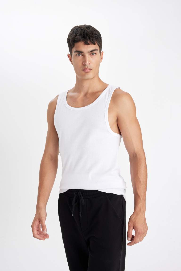 Slim Fit Camisole 2 Piece Undershirt