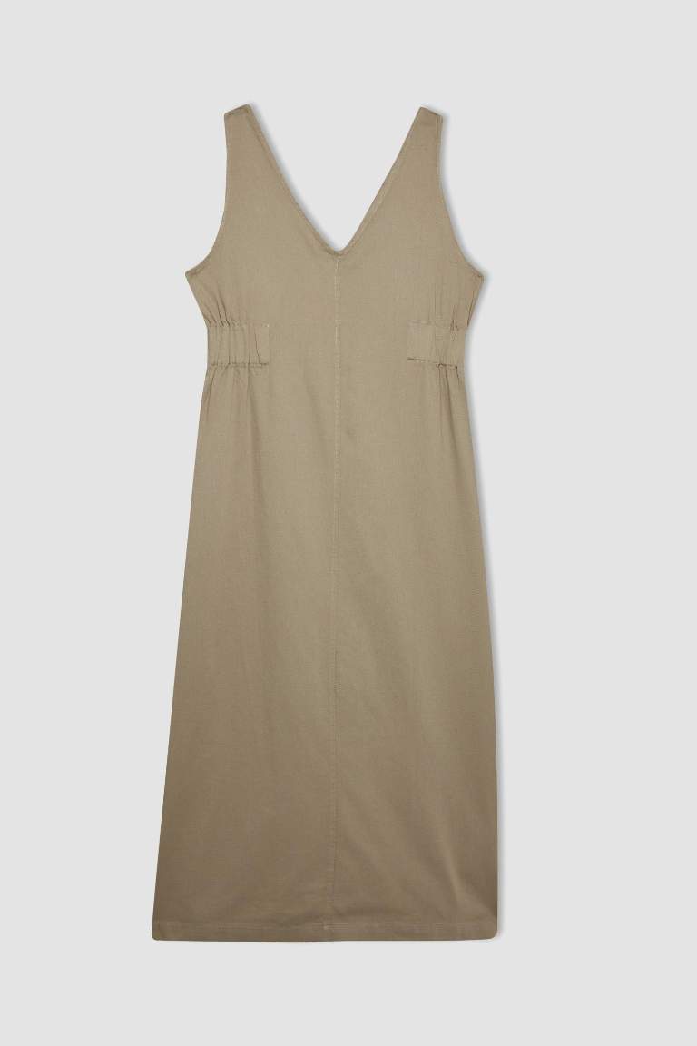 Regular Fit Gabardine Woven Dress