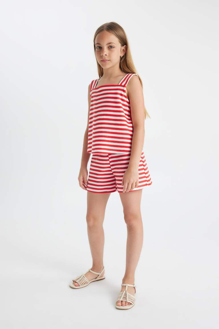 Girl Striped Shorts