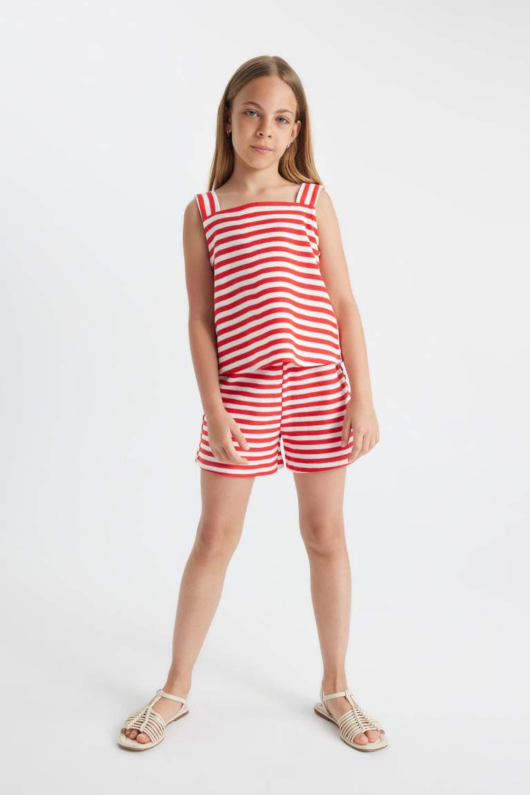 Girl Striped Shorts