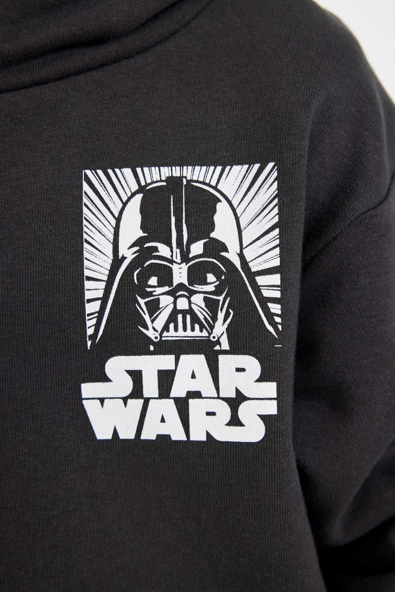 Boy Star Wars Regular Fit Back Printed Sweatshirt