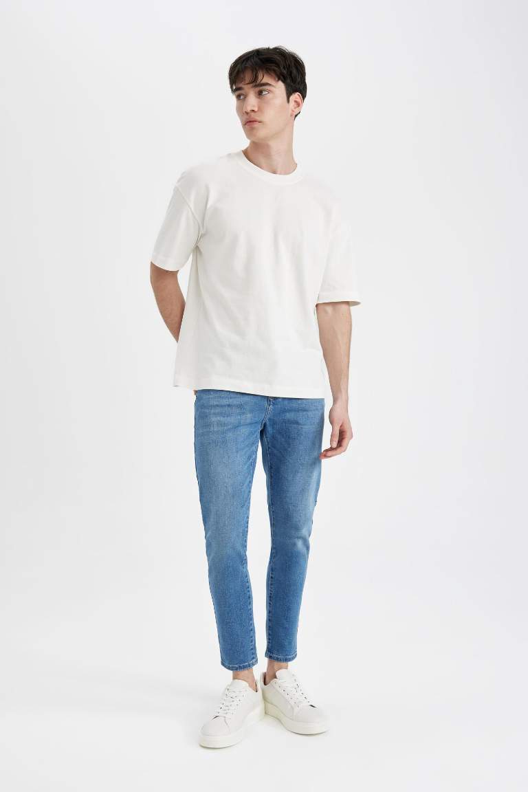 Джинсы Skinny Crop Fit со средней талией