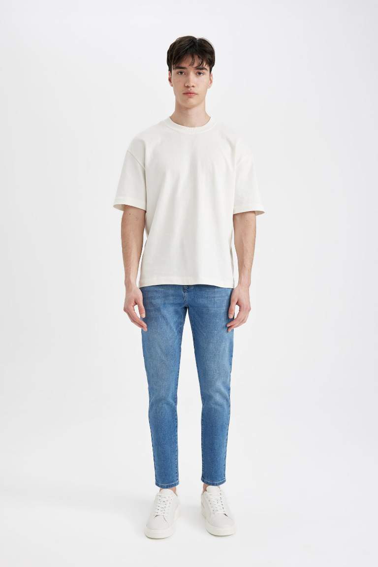 Джинсы Skinny Crop Fit со средней талией