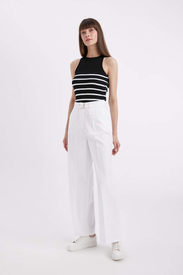 High Waist Wide Leg Long Jogger Pants