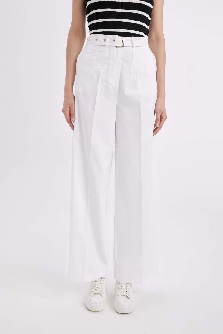 High Waist Wide Leg Long Jogger Pants