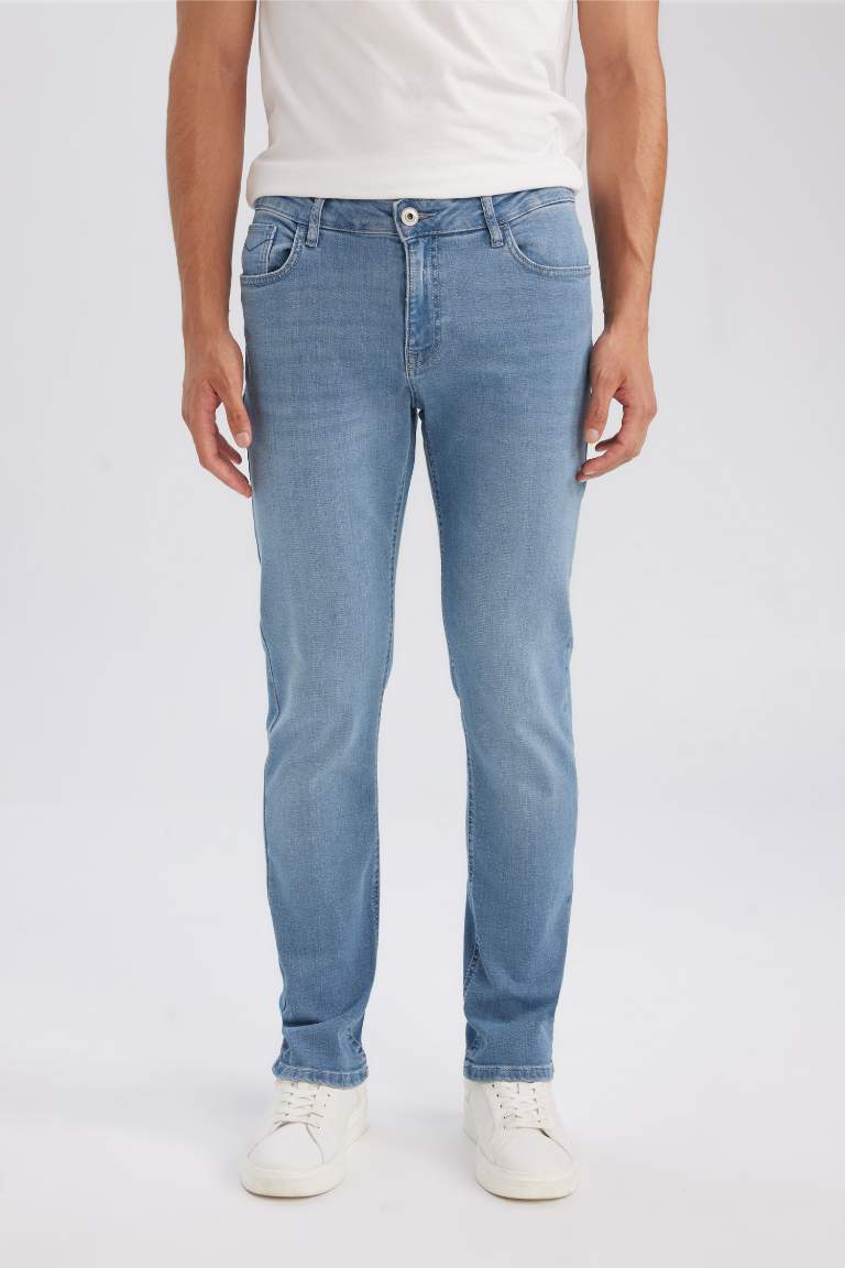 Pantalon Jean Pedro Slim à taille normale