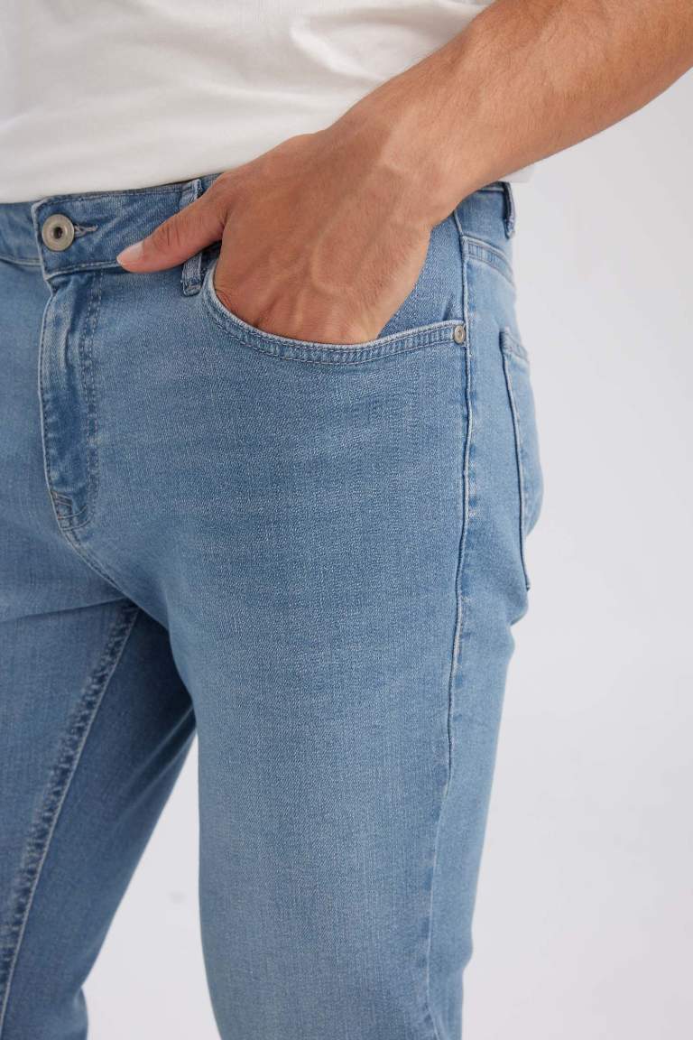 Pantalon Jean Pedro Slim à taille normale