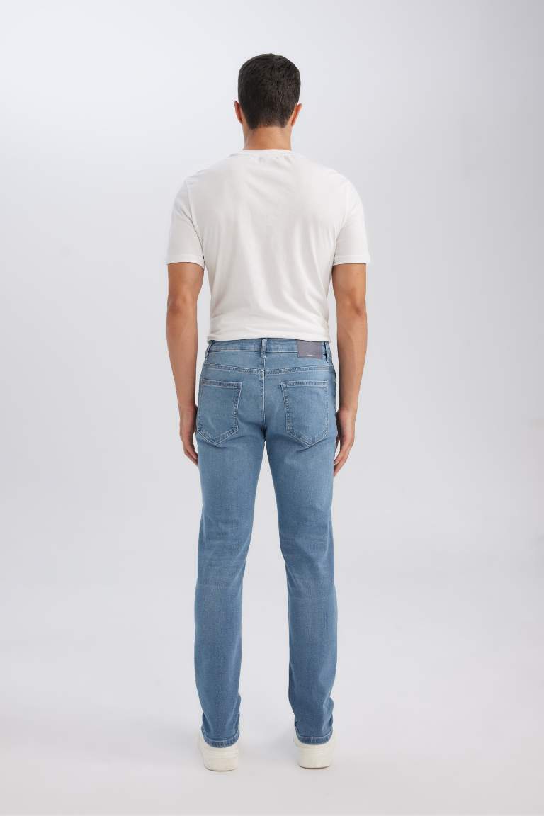 Pantalon Jean Pedro Slim à taille normale