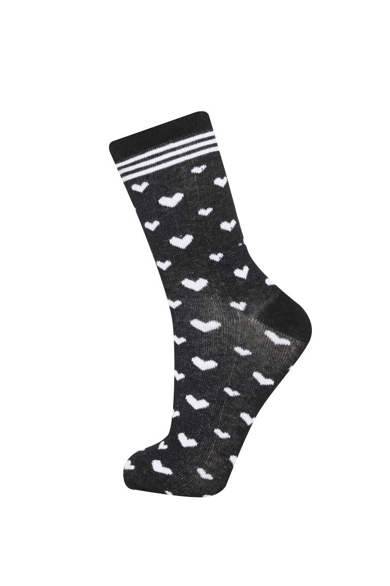 Lot de 3 paires de Chaussettes longues en coton pour Femme