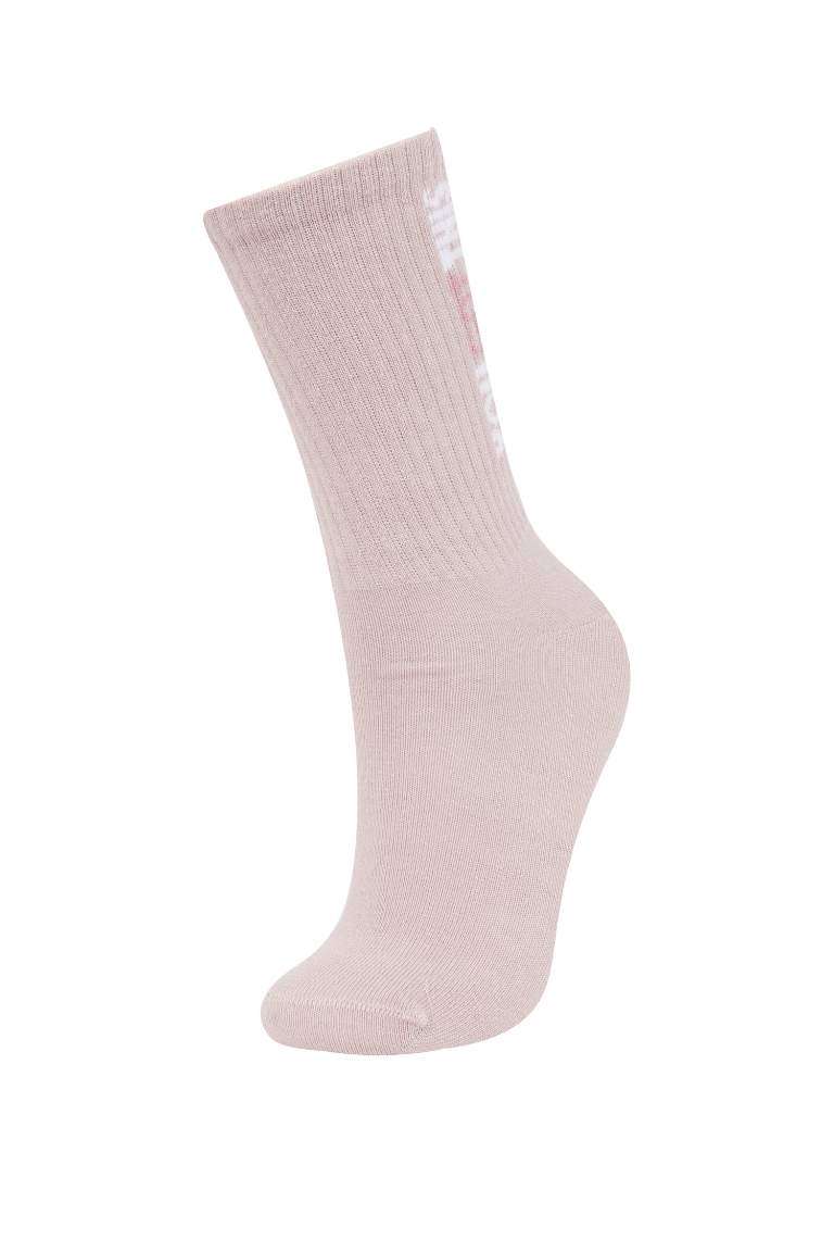 Lot de 3 paires de chaussettes longues en coton pour femme