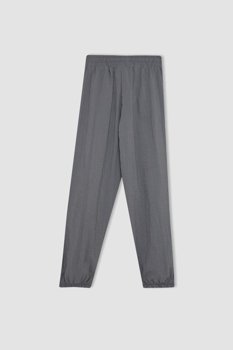 Pantalon de Jogging Parachute à taille élastique et poches pour Fille