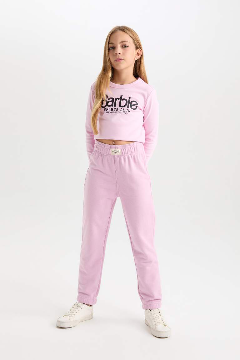 Girl Printed Elastic Waist Jogger Sweatpants