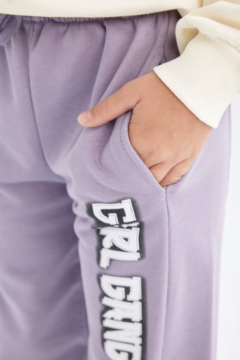 Girl Printed Jogger Sweatpants