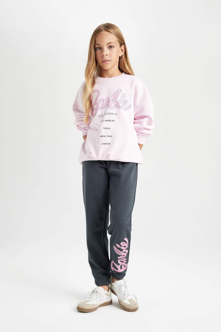 Girl Barbie Jogger Sweatpants