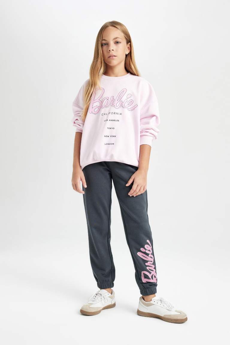 Girl Barbie Jogger Sweatpants