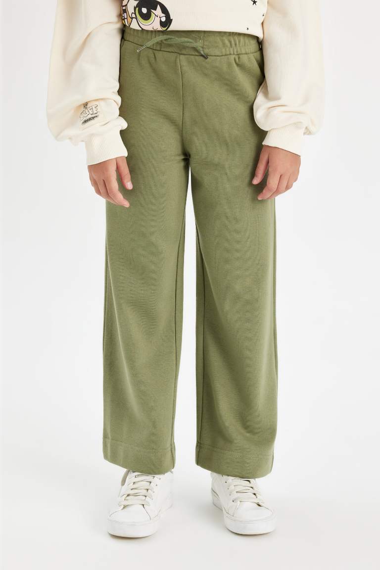 Girl Wide Leg Basic Sweatpants