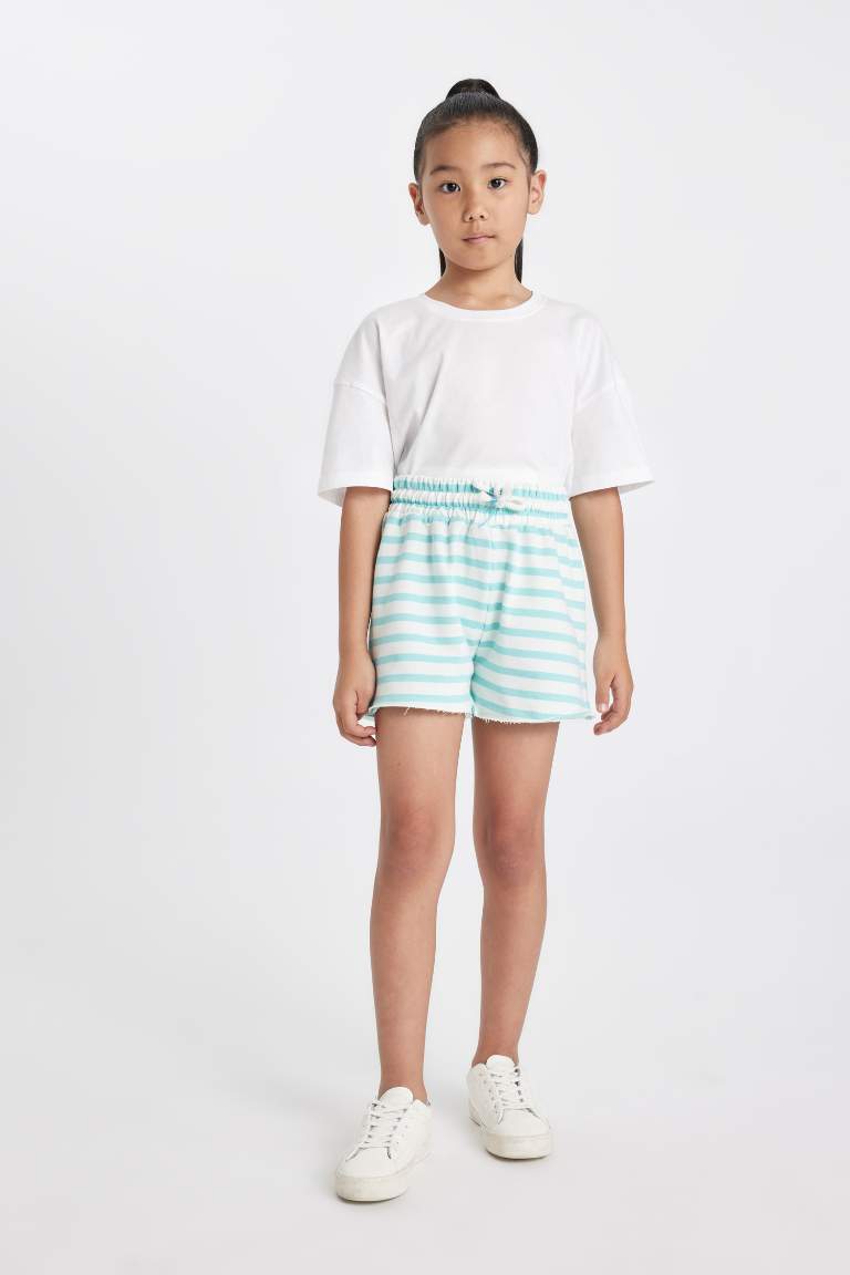 Girl Striped Shorts