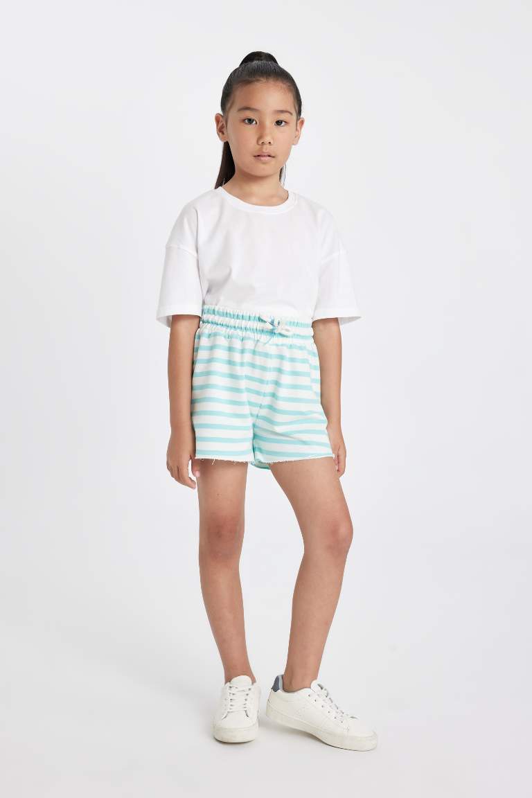 Girl Striped Shorts