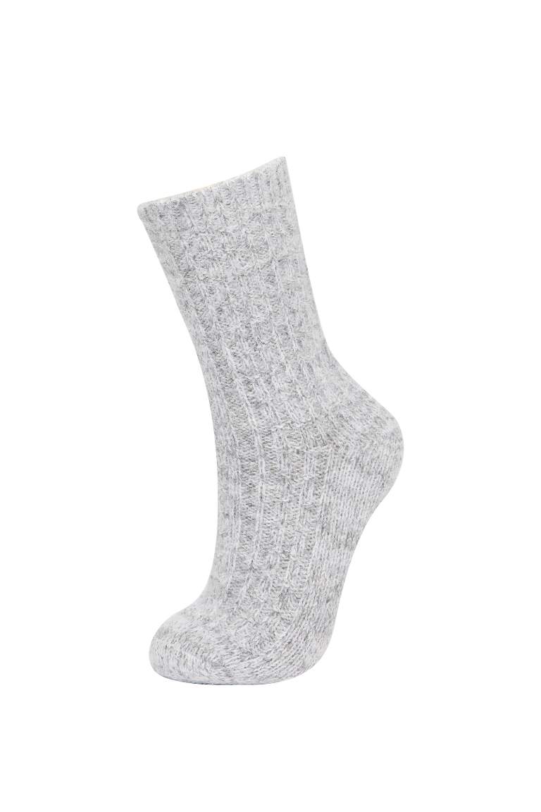 Lot de 2 paires de chaussettes d'hiver longues pour femme