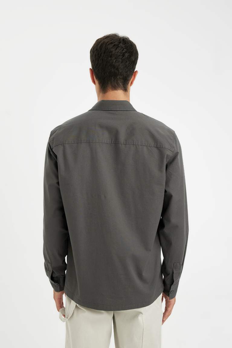 Regular Fit Basic Cotton Shirt