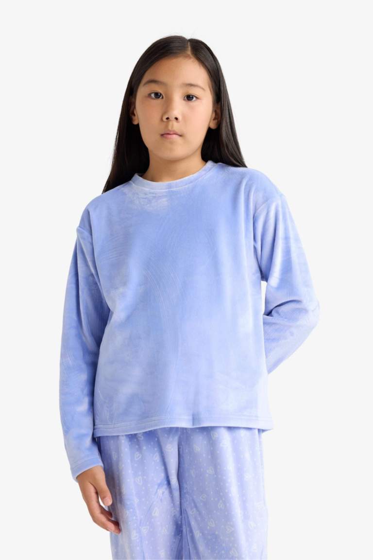 Girl Regular Fit Fleece 2 Piece Pajama Set