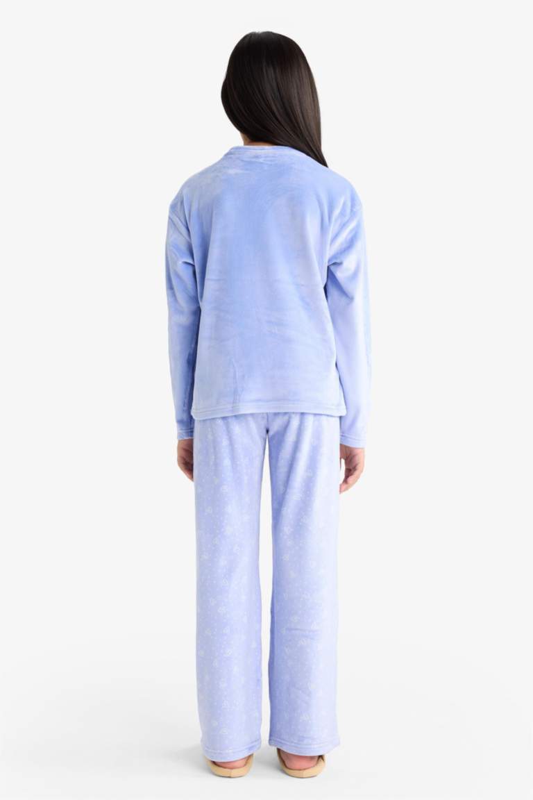 Girl Regular Fit Fleece 2 Piece Pajama Set