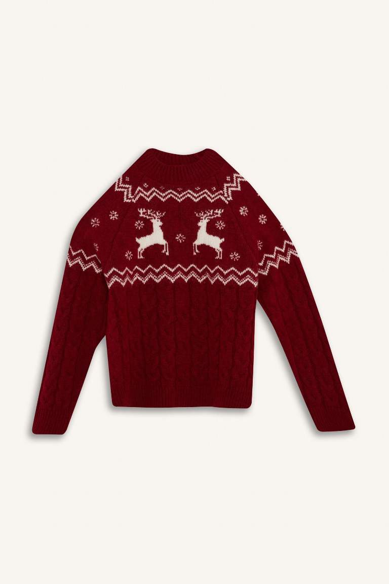 Christmas Themed Crew Neck Pullover