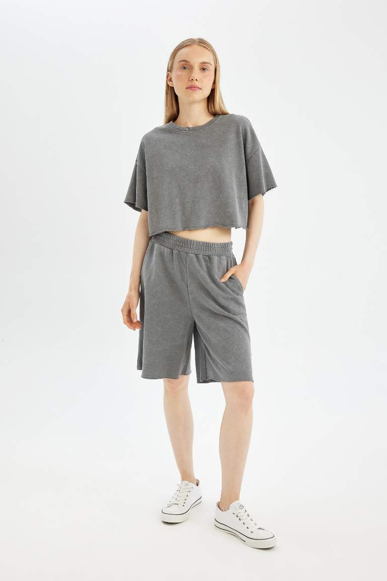 Thick Sweatshirt Fabric Shorts